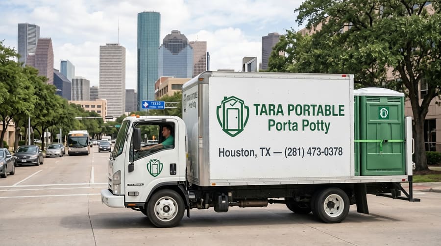 Tara Portable delivery truck serving Houston TX
